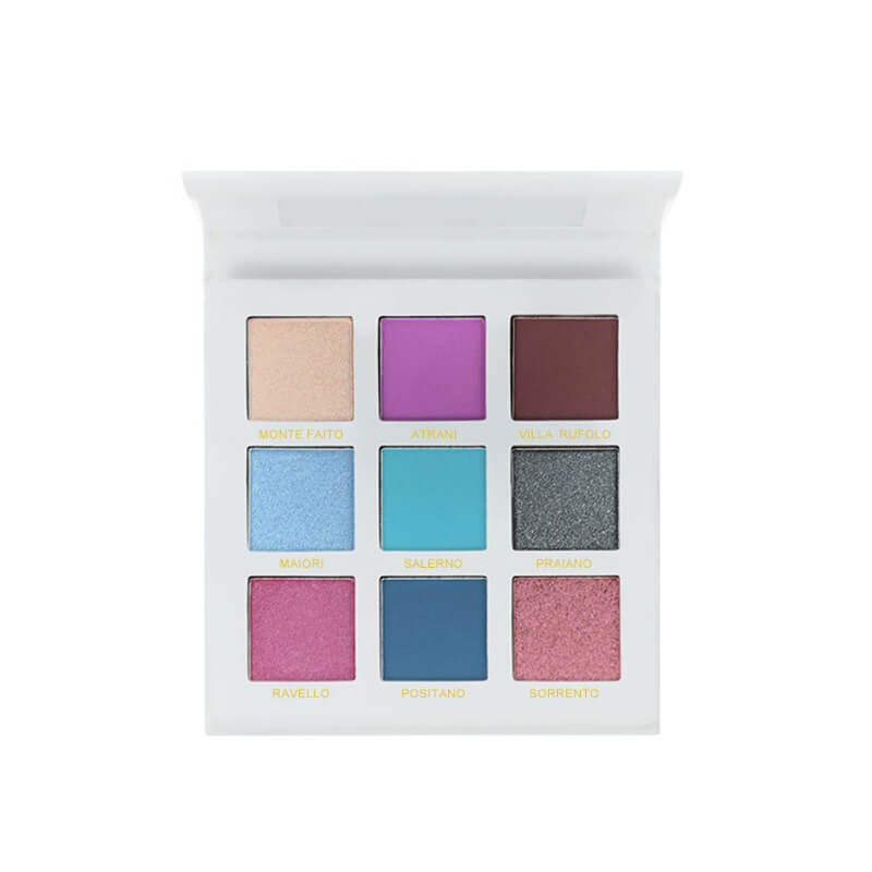 9 color eyeshadow palette high pigmented waterproof vegan