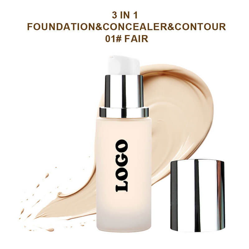 18 color liquid foundation makeup base full coverage waterproof vegan