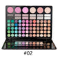 78 color eyeshadow palette lipgloss blush set multi-function pan