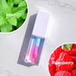 5 color lip oil lip plumping two-color plant fruit lip gloss moisturizing