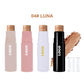 8 color 2 in 1 highlighter stick with brush cream waterproof