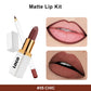 12 color 2 in 1 lip gift kit matte liquid lipstick cream lipstick lip liner