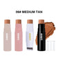 19 color concealer contour stick with brush waterproof full cover black tube