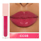 24 color nude lip gloss high pigment not dry long lasting pink tube