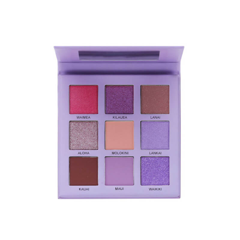 9 color eyeshadow palette high pigmented waterproof vegan