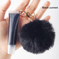 13 color fruity lip gloss pompom keychain vegan lipgloss