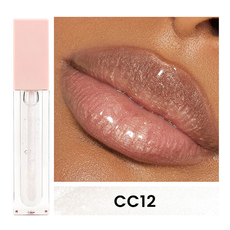 24 color nude lip gloss high pigment not dry long lasting pink tube