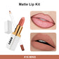 12 color 2 in 1 lip gift kit matte liquid lipstick cream lipstick lip liner