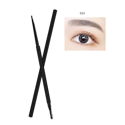 6 color eyebrow pencil waterproof high pigmented slim triangle