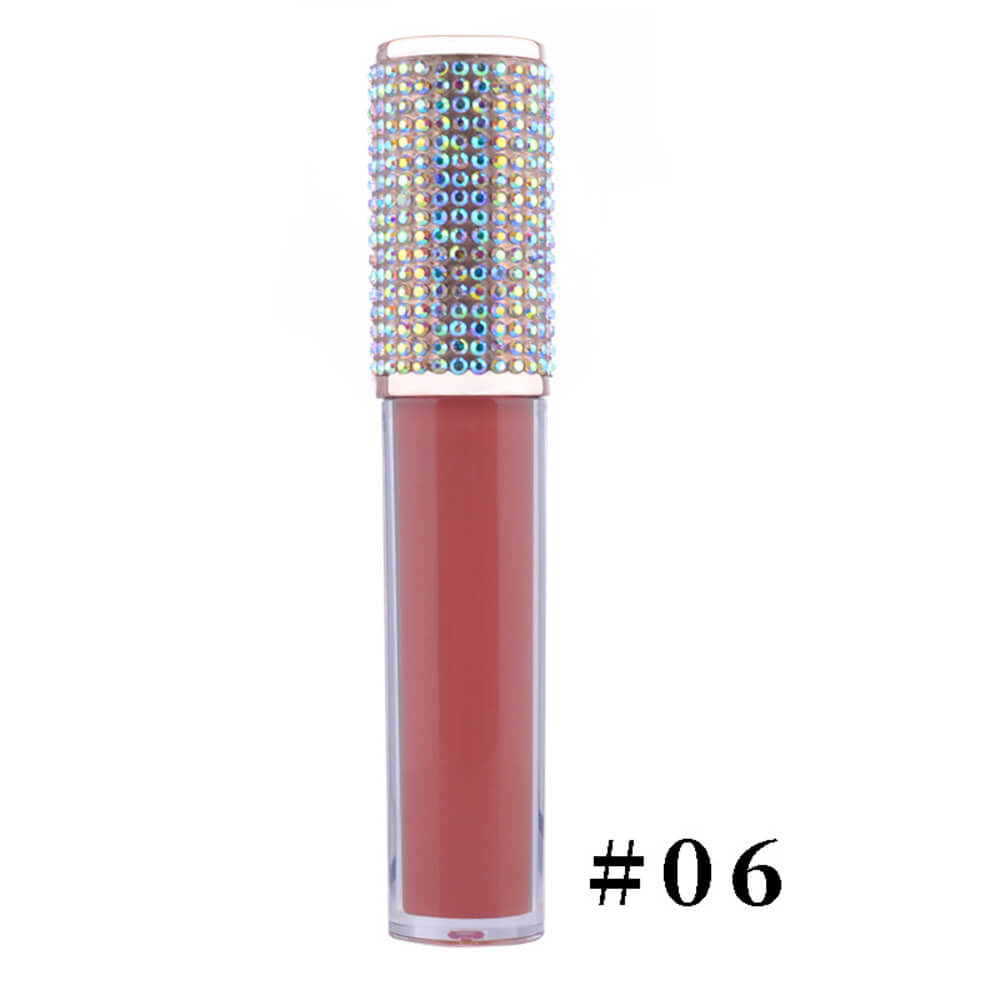 24 color liquid lipstick non-stick matte diamond tube