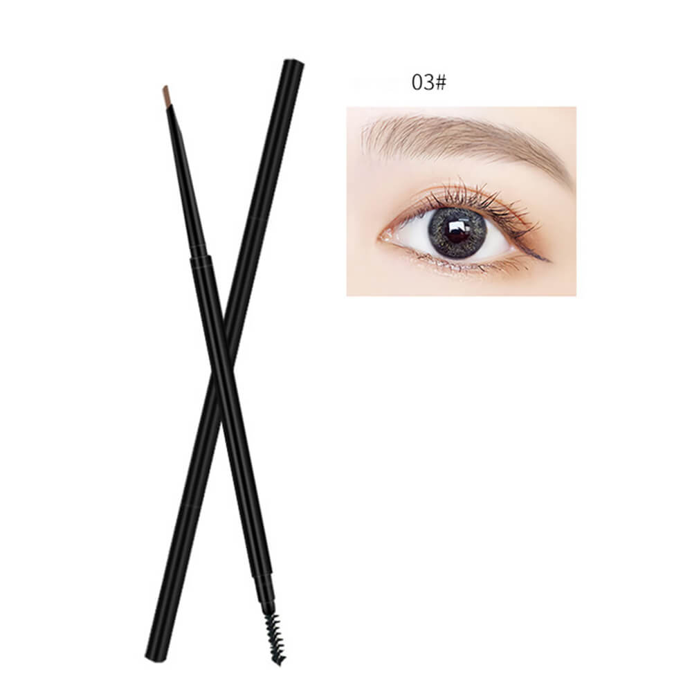 6 color eyebrow pencil waterproof high pigmented slim triangle