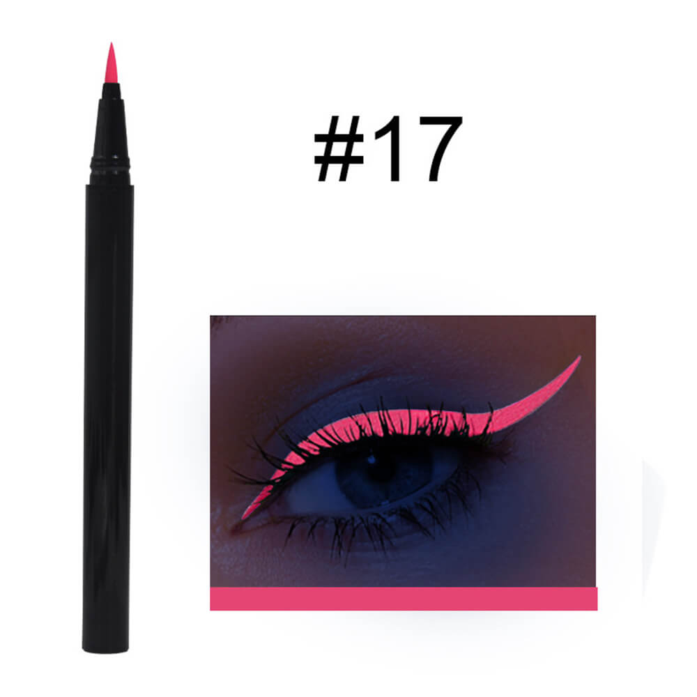 23 color liquid eyeliner eye pen colorful waterproof long lasting