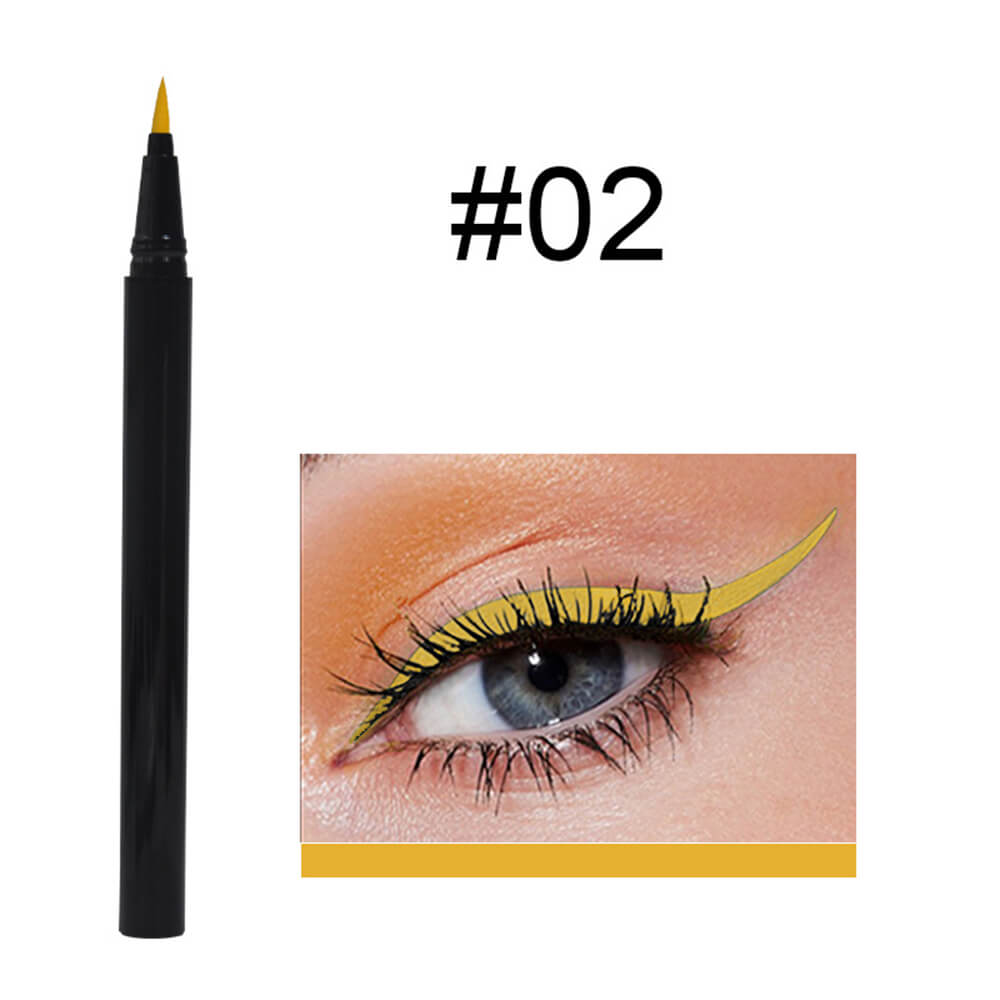 23 color liquid eyeliner eye pen colorful waterproof long lasting