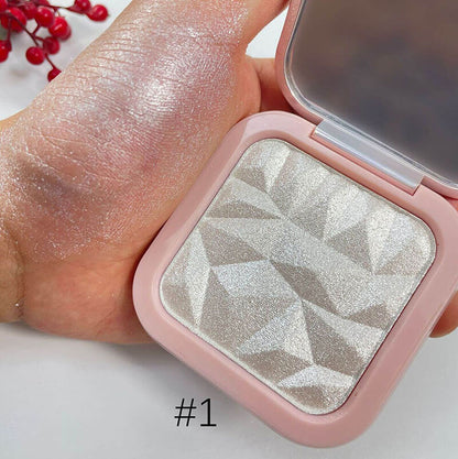 Iluminador en polvo compacto de 12 colores Shimmer