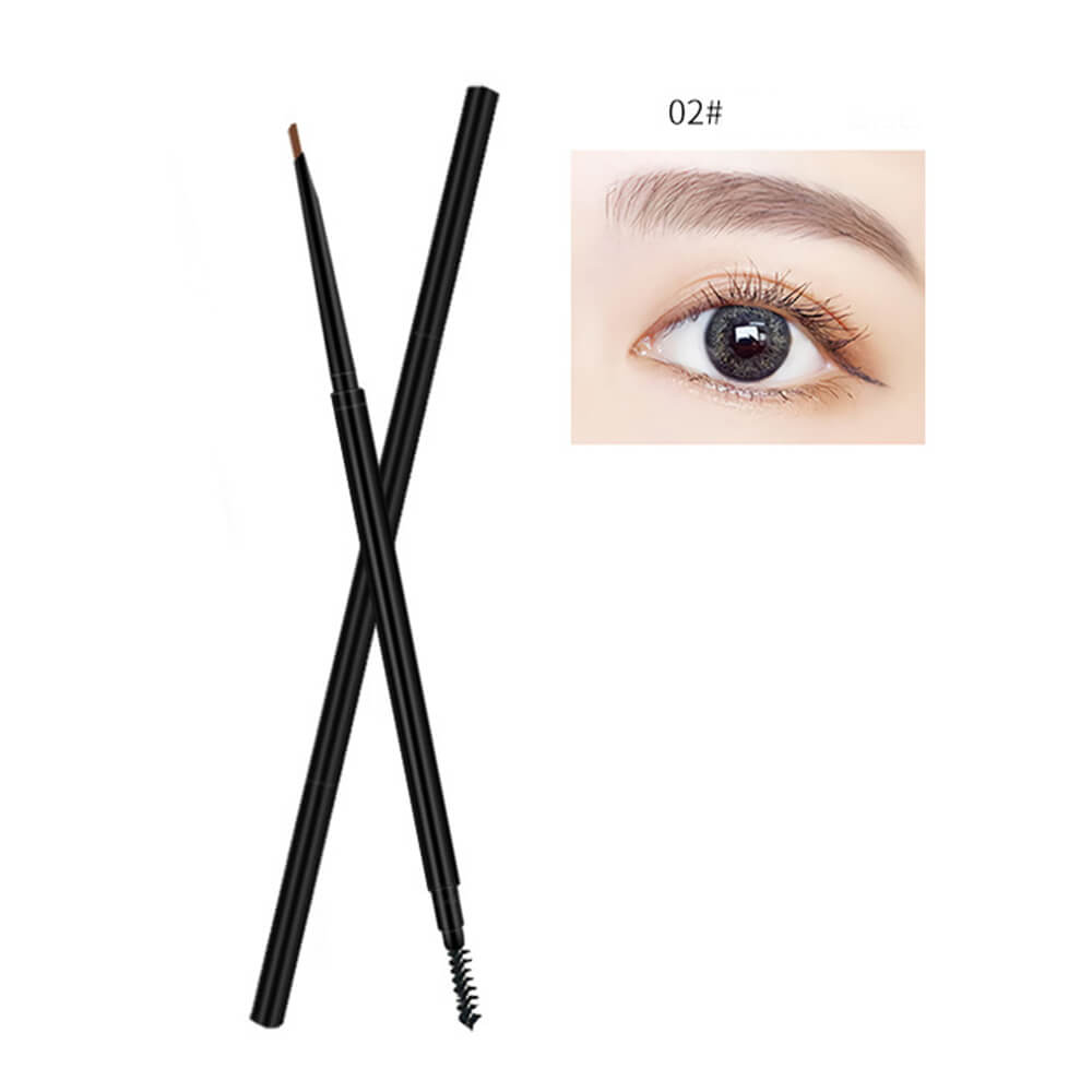 6 color eyebrow pencil waterproof high pigmented slim triangle