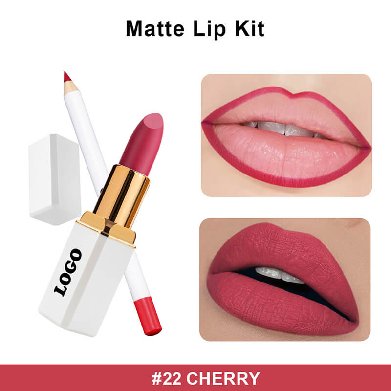 12 color 2 in 1 lip gift kit matte liquid lipstick cream lipstick lip liner