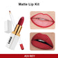 12 color 2 in 1 lip gift kit matte liquid lipstick cream lipstick lip liner