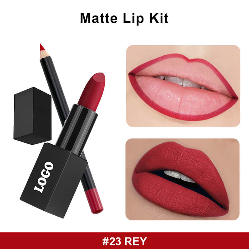 10 color 2 in 1 lip gift kit matte lipstick & lip stain & lip liner set