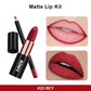 10 color 2 in 1 lip kit matte lipstick & lip stain & lip liner gift set