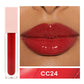 24 color nude lip gloss high pigment not dry long lasting pink tube