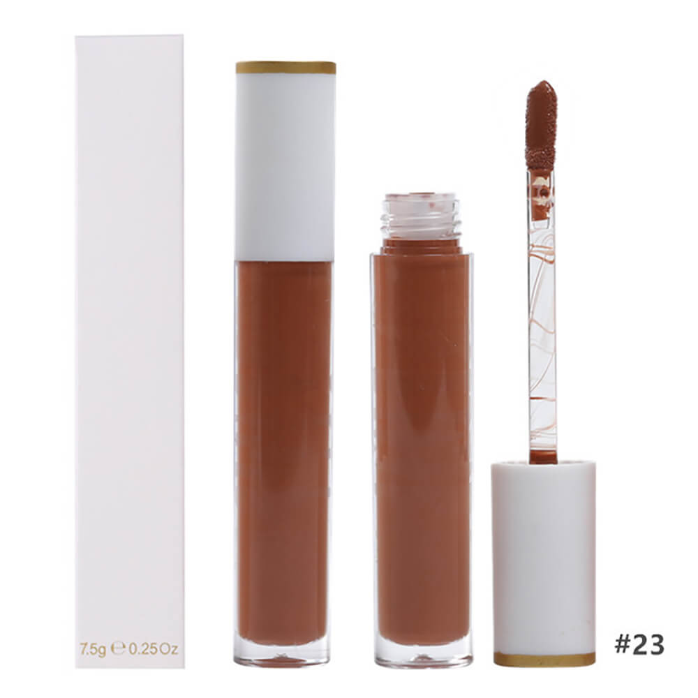 Brillo de labios de 25 colores Jelly Nude Shimmer