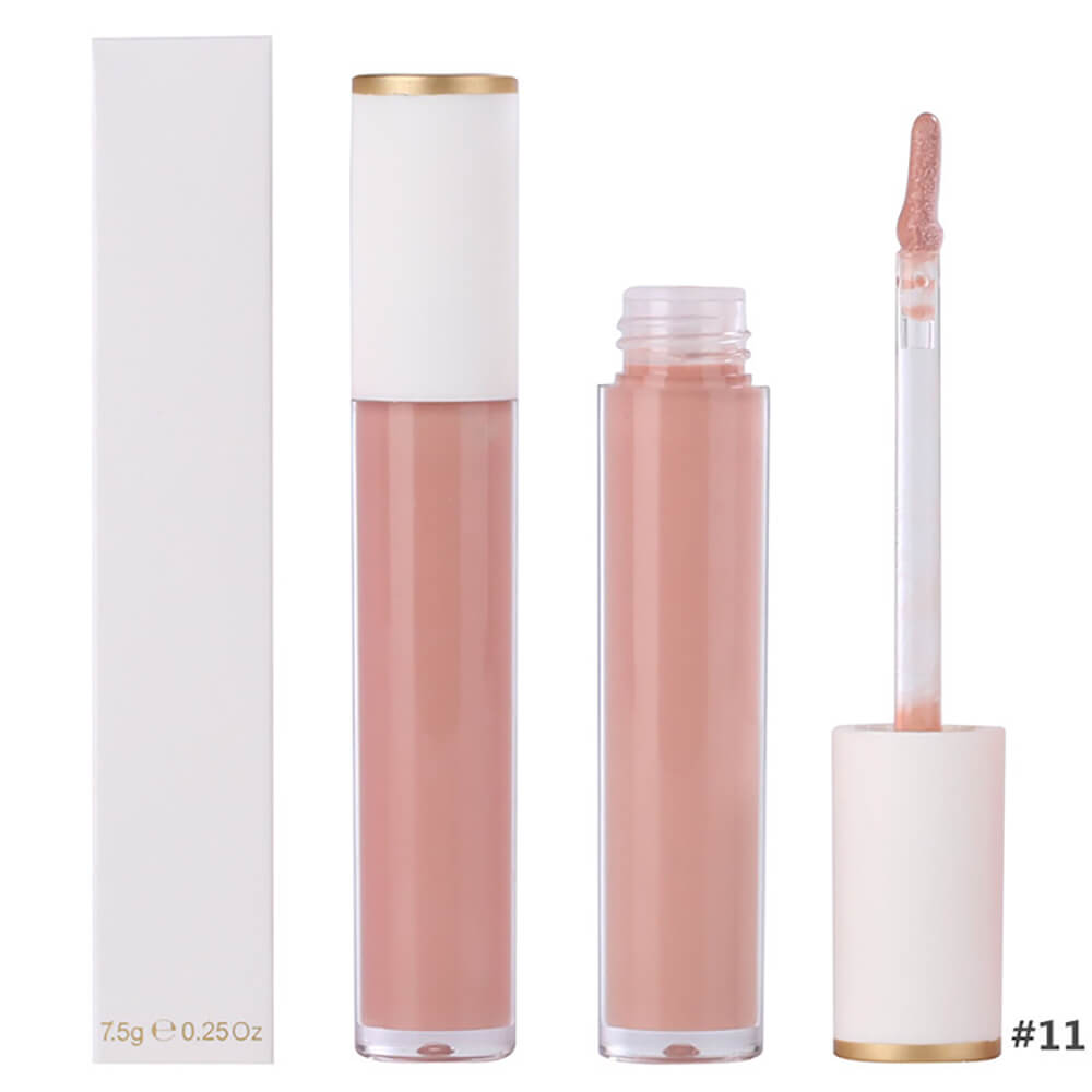 25 color lip gloss jelly nude shimmer long lasting no logo