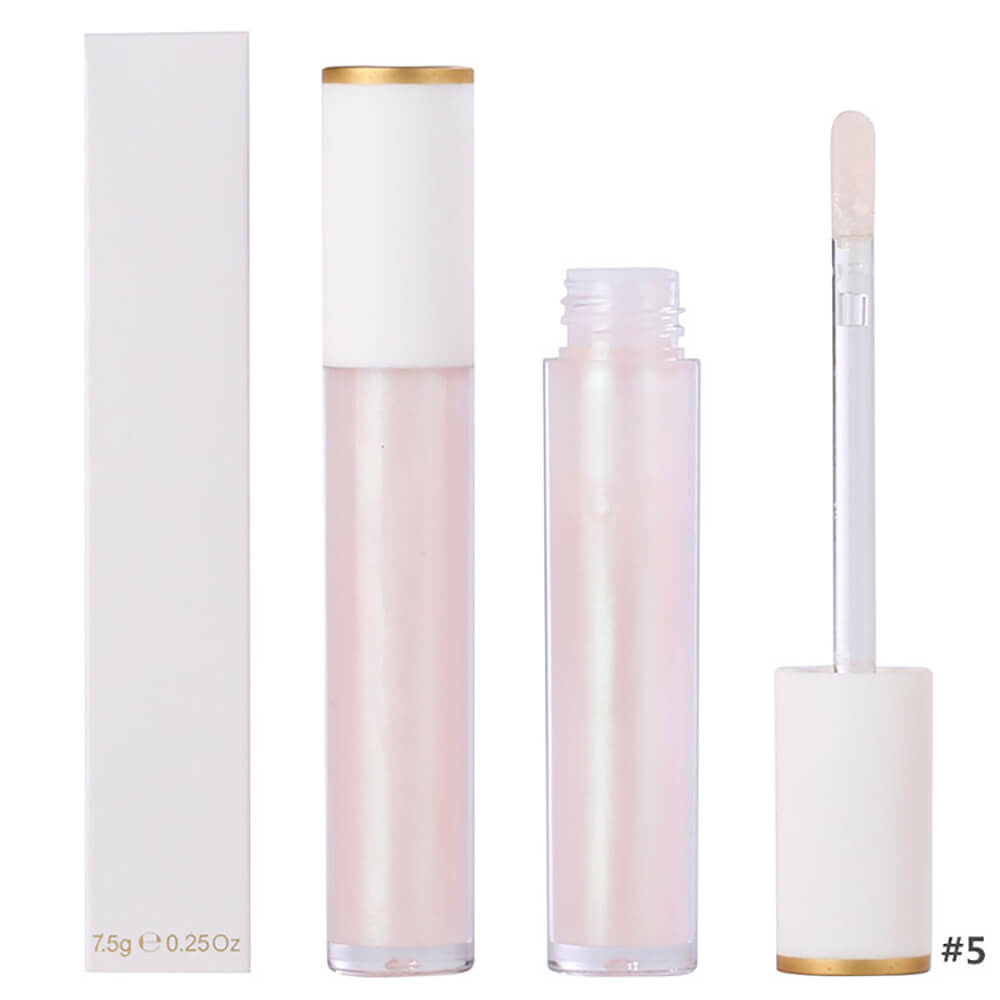 25 color lip gloss jelly nude shimmer long lasting no logo