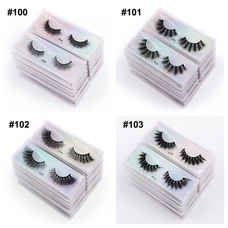 3D mink lashes false eyelash thick natural curling lash long wear