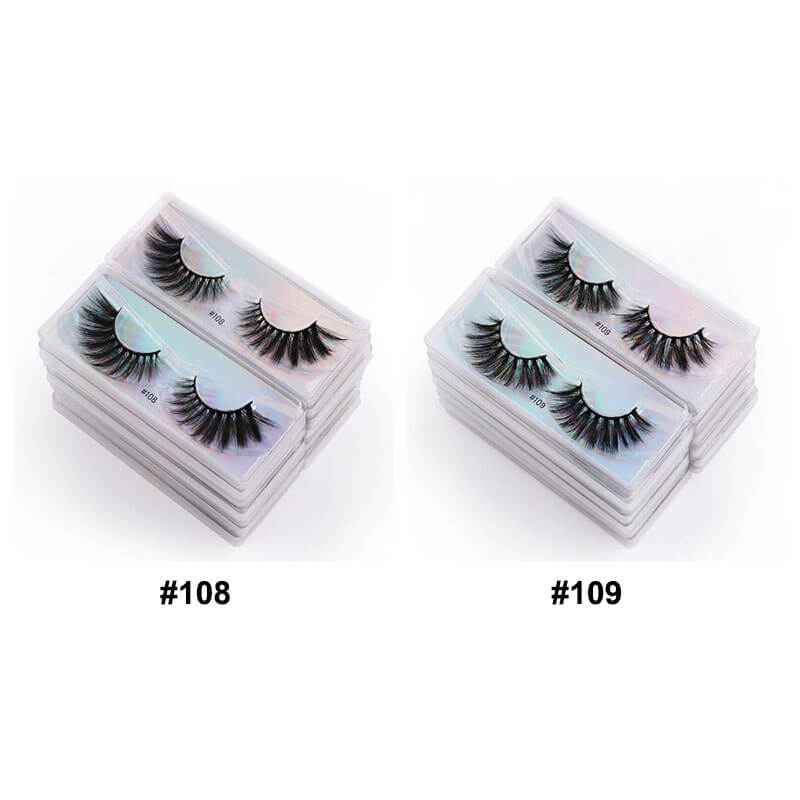 3D mink lashes false eyelash thick natural curling lash long wear