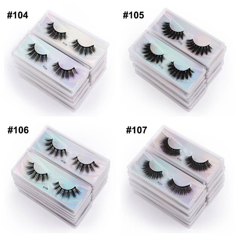 3D mink lashes false eyelash thick natural curling lash long wear