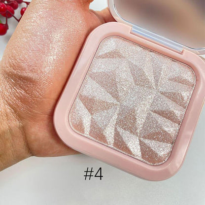 Iluminador en polvo compacto de 12 colores Shimmer