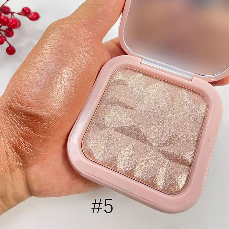 Iluminador en polvo compacto de 12 colores Shimmer