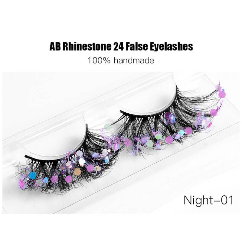 8D mink eyelashes luminous false eyelash handmade lash fluffy