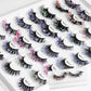 8D mink eyelashes luminous false eyelash handmade lash fluffy