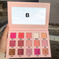 15 color pink eyeshadow palette matte pearlescent high pigmented