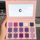 15 color pink eyeshadow palette matte pearlescent high pigmented