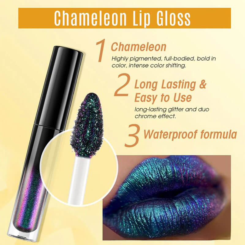 14 color chameleon liquid lipstick matte metallic lipstick waterproof long lasting