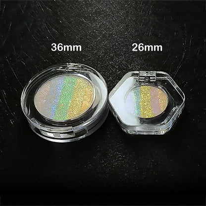 36mm chameleon eyeshadow powder rainbow light change holographic metallic