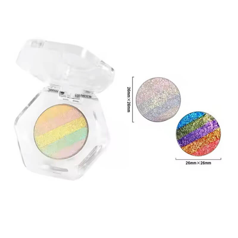 25mm chameleon eyeshadow rainbow light change holographic metallic