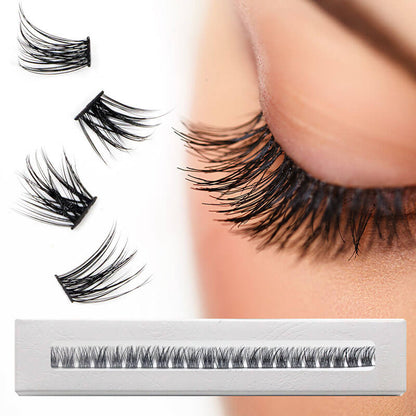 DIY false eyelashes segmented single cluster natural thick lash