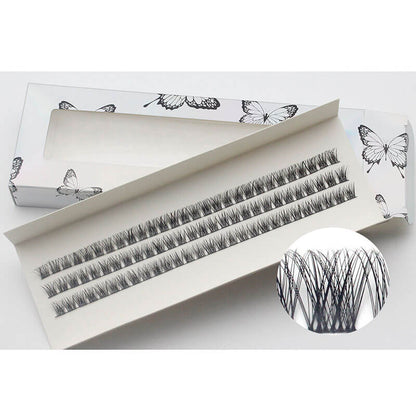 DIY false eyelashes segmented single cluster natural thick lash