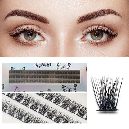 DIY false eyelashes segmented single cluster natural thick lash