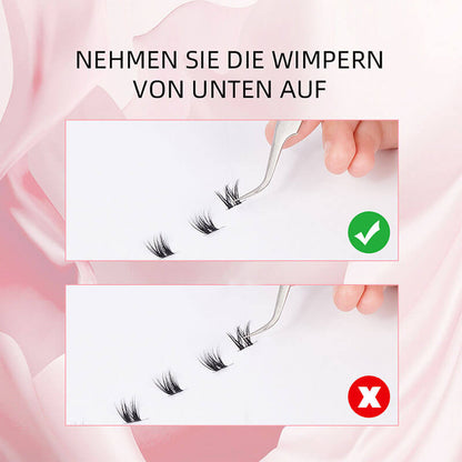 DIY false eyelashes segmented single cluster natural thick lash