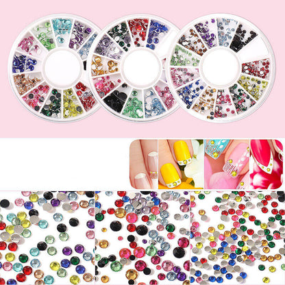 DIY nail art rhinestone 3D crystal flatback nail decoration gems