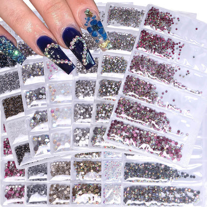 DIY nail art 3D nail stones rhinestones flatback diamond decoration 1440/pcs