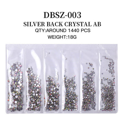 DIY nail art 3D nail stones rhinestones flatback diamond decoration 1440/pcs