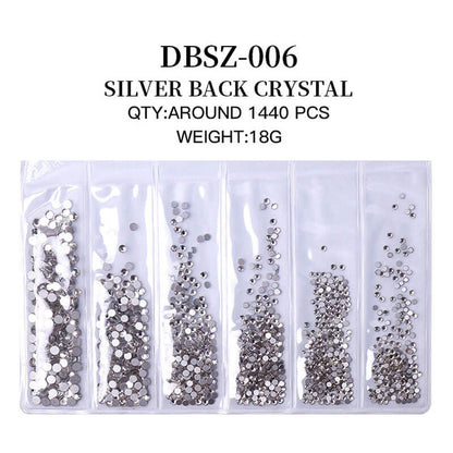 DIY nail art 3D nail stones rhinestones flatback diamond decoration 1440/pcs