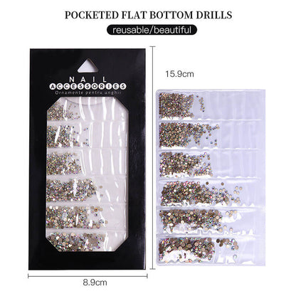 DIY nail art 3D nail stones rhinestones flatback diamond decoration 1440/pcs