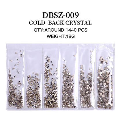 DIY nail art 3D nail stones rhinestones flatback diamond decoration 1440/pcs