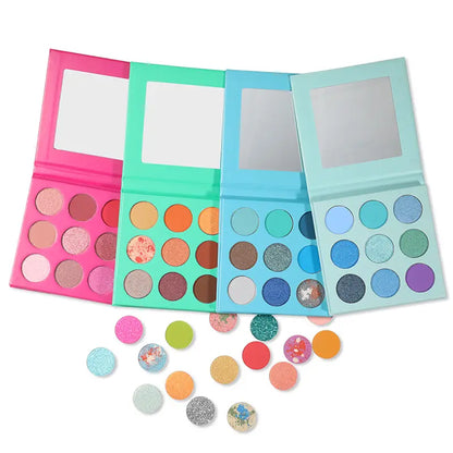 9 color eyeshadow palette vegan high pigmented long lasting